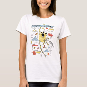 Adventure Time "Party" Jake Sketch T-Shirt