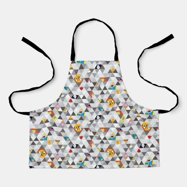 Adventure Time | Triangular Character Pattern Apron (Front)
