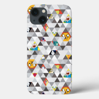 Adventure Time | Triangular Character Pattern iPhone 13 Case