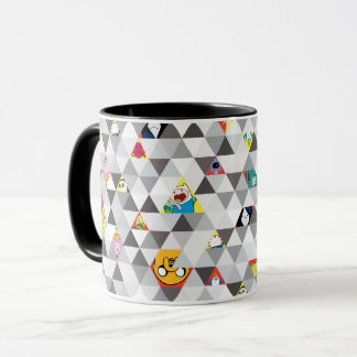 Adventure Time | Triangular Character Pattern Mug
