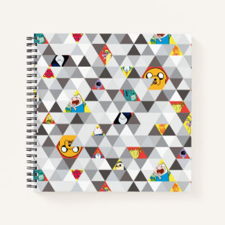 Adventure Time | Triangular Character Pattern Notebook