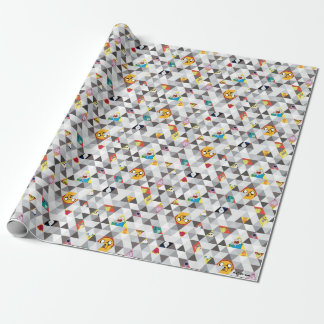 Adventure Time | Triangular Character Pattern Wrapping Paper