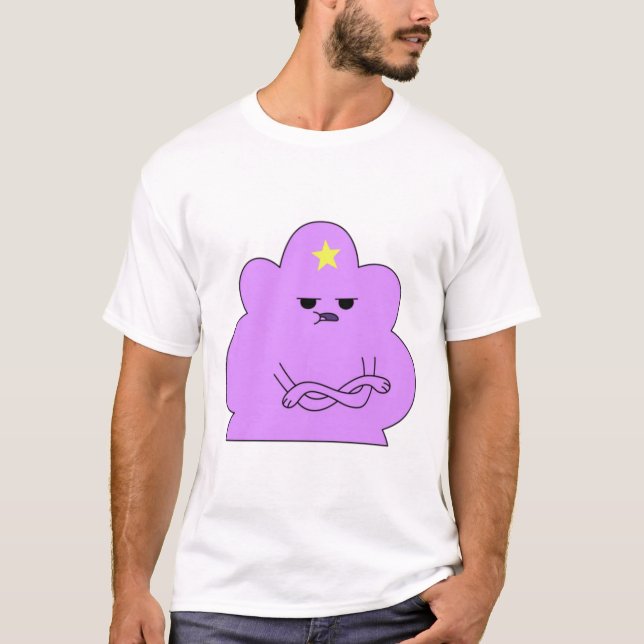  Adventure Time Unhappy Lumpy Space Princess T-Shirt (Front)