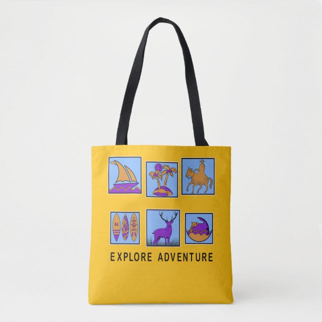adventure tote bag (Front)
