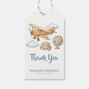 Adventure Travel Little Explorer Birthday Gift Tags