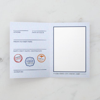 Adventure  |  Travel  |  Passport Thank You Card