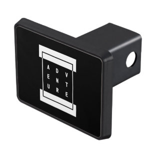 Adventure Typo Trailer Hitch Cover