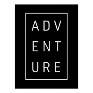 Adventure Typography Poster