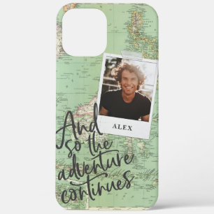Adventure vintage map stylish retro photo Case-Mat iPhone 12 Pro Max Case