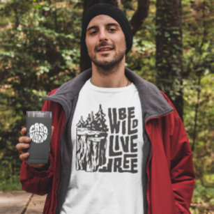 Adventure Wild Free Camping Explore Nature Outdoor T-Shirt