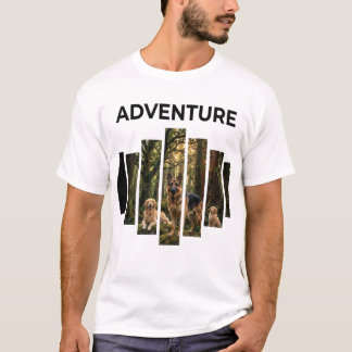 Adventure With Dogs Forest Outdoor T-Shirt