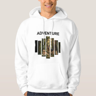 Adventure With Dogs Forest Outdoor T-Shirt Hoodie