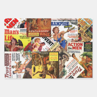 Adventure wrapping paper