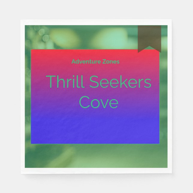 Adventure Zones Cove Napkin (Front)