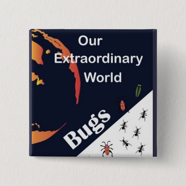 Adventurer Club 2 Inch Square Button (Front)