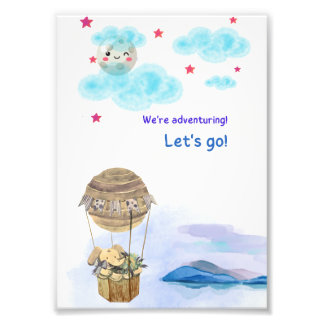 Adventurer's clipart photo print
