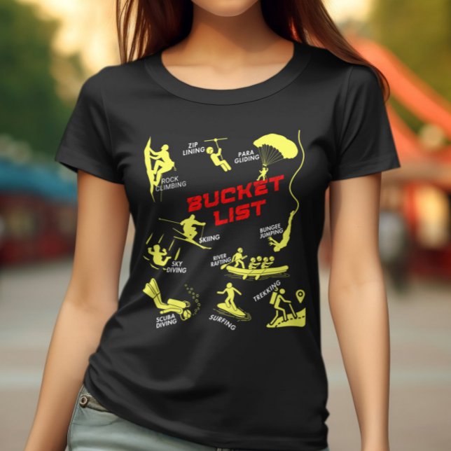 Adventures "BUCKET LIST TO DO" T-Shirt (Creator Uploaded)