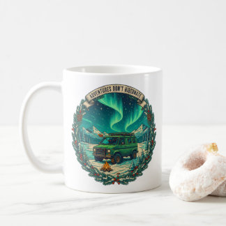 Adventures Don’t Hibernate Winter Van Art Coffee Mug