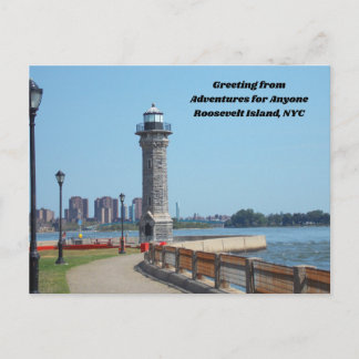 Adventures for Anyone Roosevelt Is, NYC postcard