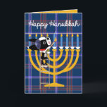Adventures of Mirabelle Holidayz18 Hanukkah card<br><div class="desc">Mirabelle, the plucky boston terrier star of The Adventures of Mirabelle has the perfect greeting card for the Hanukkah season this year. Sure to put a smile on all the faces of our jewish friends.</div>