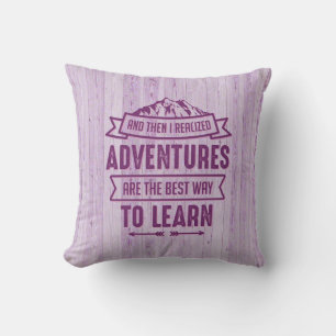 ADVENTURES THROW PILLOW