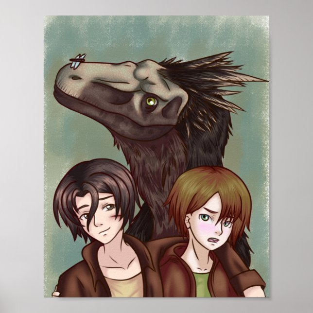 Adventures with a Dinosaur Poster (Front)