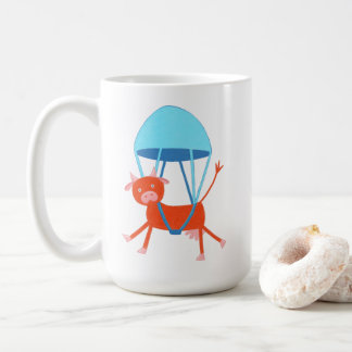 Adventurous Cow Coffee Mug