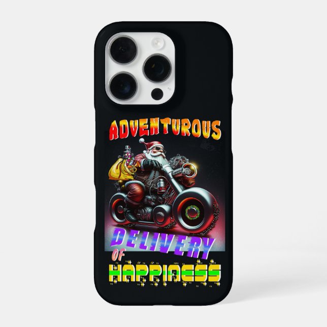 Adventurous Delivery Of Happiness iPhone Case (Back)