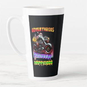 Adventurous Delivery Of Happiness Latte Mug