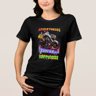 Adventurous Delivery Of Happiness Tri-Blend Shirt