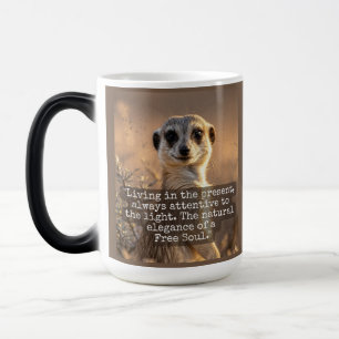 Adventurous Meerkat Living Magic Mug