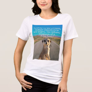 Adventurous Meerkat Living Tri-Blend Shirt