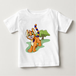 Adventurous orange Kougra on Mystery Island Baby T-Shirt