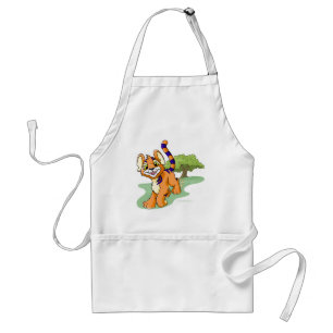 Adventurous orange Kougra on Mystery Island Standard Apron