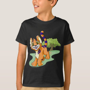 Adventurous orange Kougra on Mystery Island T-Shirt