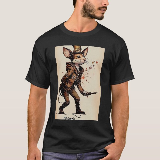 adventurous rat vintage T-Shirt (Front)