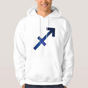 Adventurous Sagittarius Sky – Purple & Blue Cosmic Hoodie