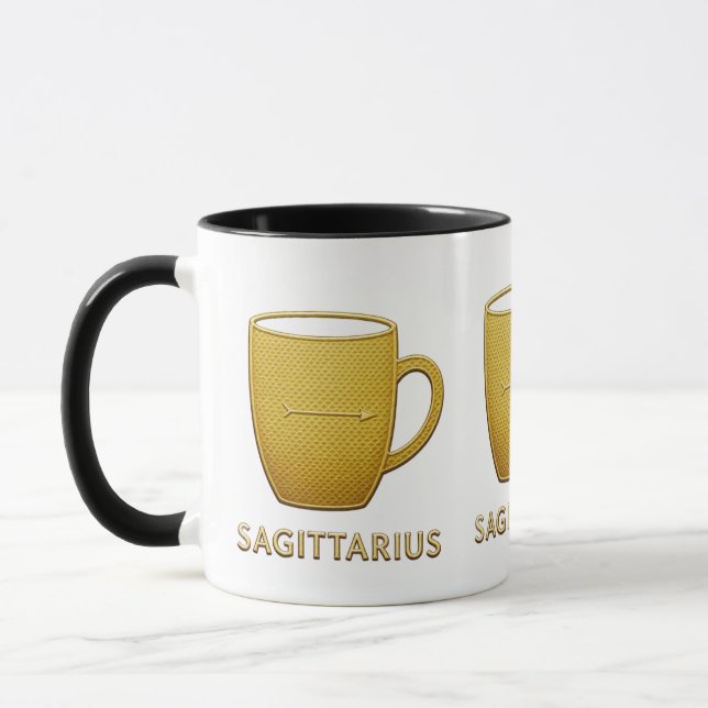 Adventurous Sagittarius Zodiac Mug (Left)