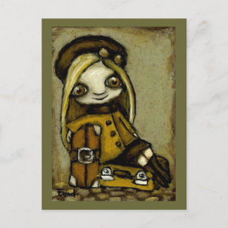 Adventurous Wendy - travelling companion elf Postcard