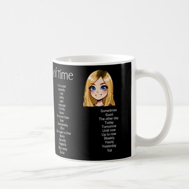 Adverbials of Time Coffee Mug (Right)