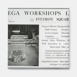 Adverisement for the Omega Workshops Ltd Magnet