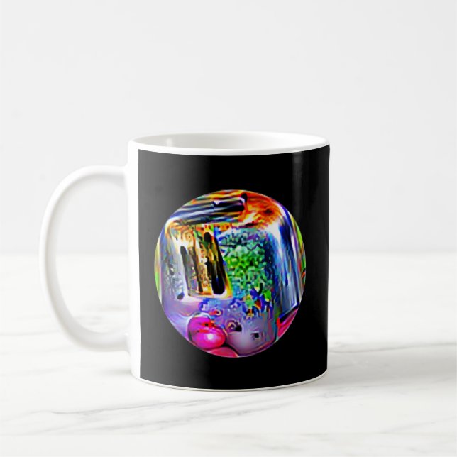 Adversarial Anti-Facial Recognition Camouflage Inv Coffee Mug (Left)