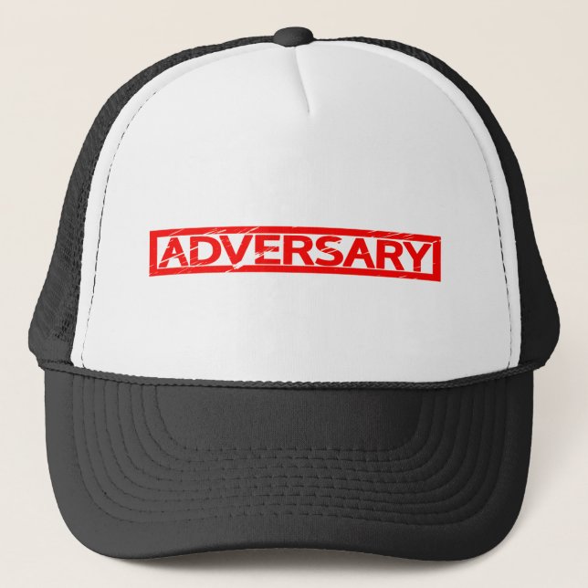 Adversary Stamp Trucker Hat (Front)