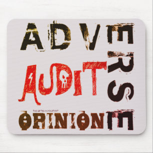 "Adverse Audit Opinion" Mouse Pad