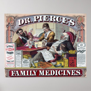 Advert pour le Poster vintage de médecine