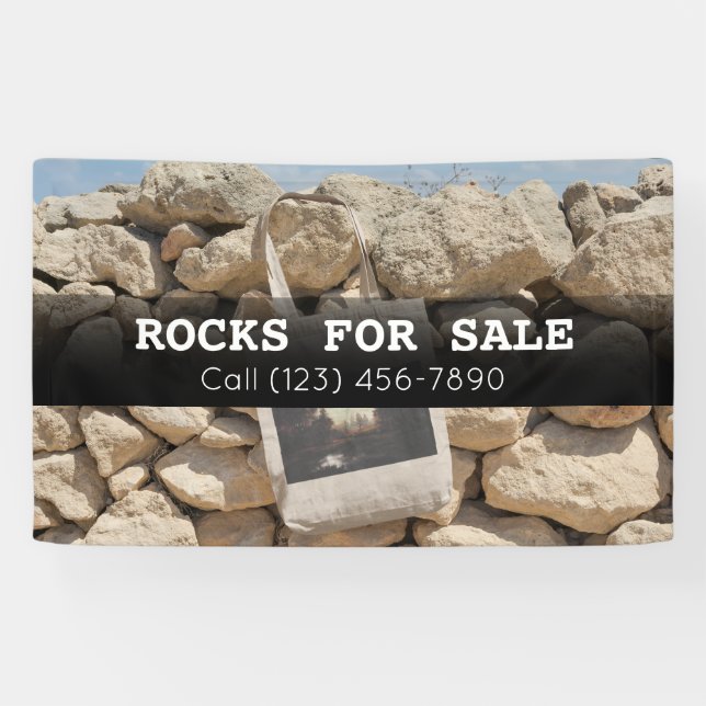 Advertise Large Rocks For Sale Landscape Business  Banner (Horizontal)