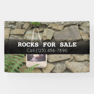 Advertise Large Rocks For Sale Landscape Business Banner