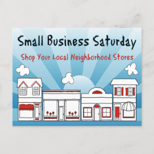Advertise Sales! Small Business Saturday  Postcard