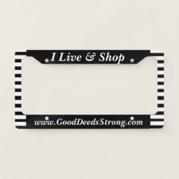 Advertise Your Website Here License Plate Frame