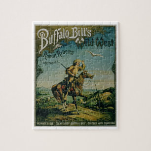 Advertisement for 'Buffalo Bill's Wild West and Co Jigsaw Puzzle
